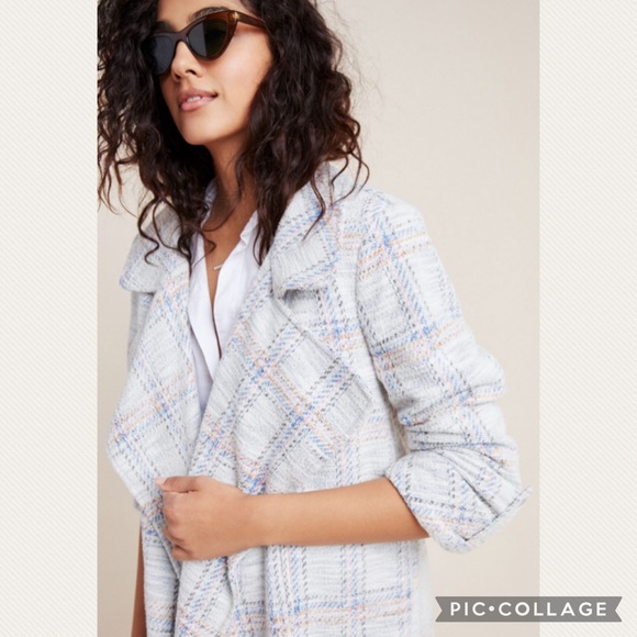 :Price Firm: Anthropologie Dolan Catrina Plaid Jacket - Picture 3 of 10